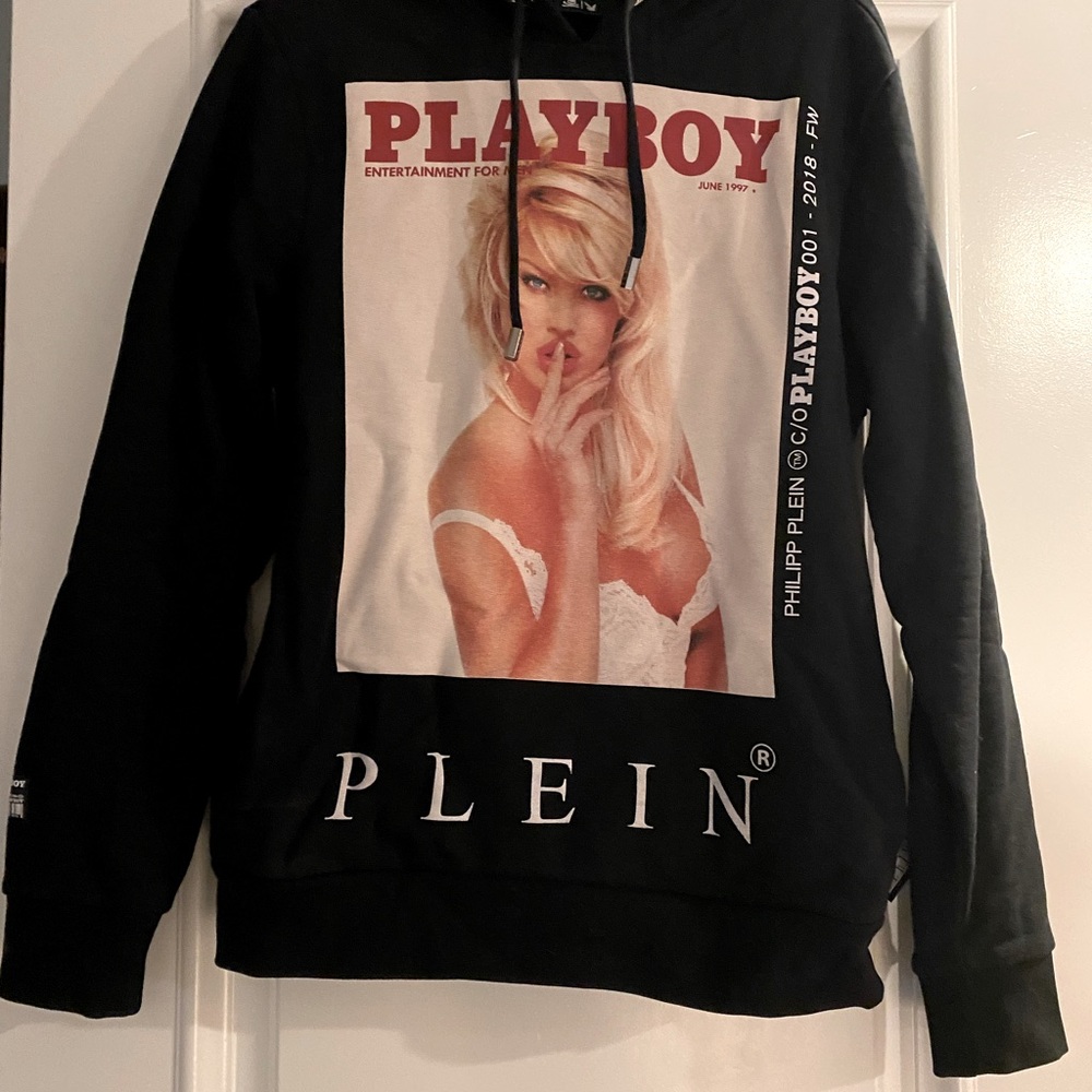 PHILIPP PLEIN x PLAYBOY Black 'Playboy Cover' Sweatshirt (unisex)